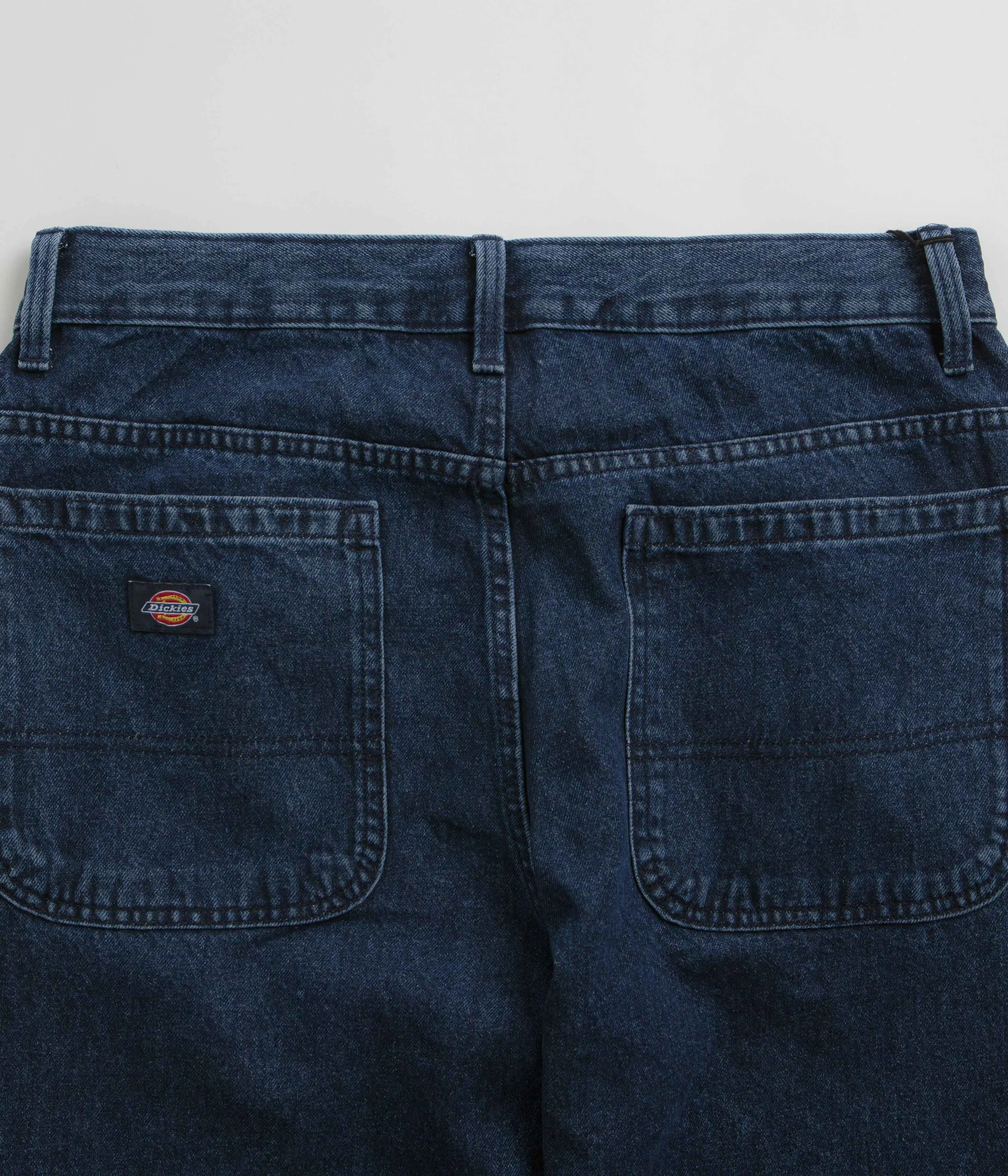 Dickies Double Knee Jeans - Stonewashed Indigo Blue