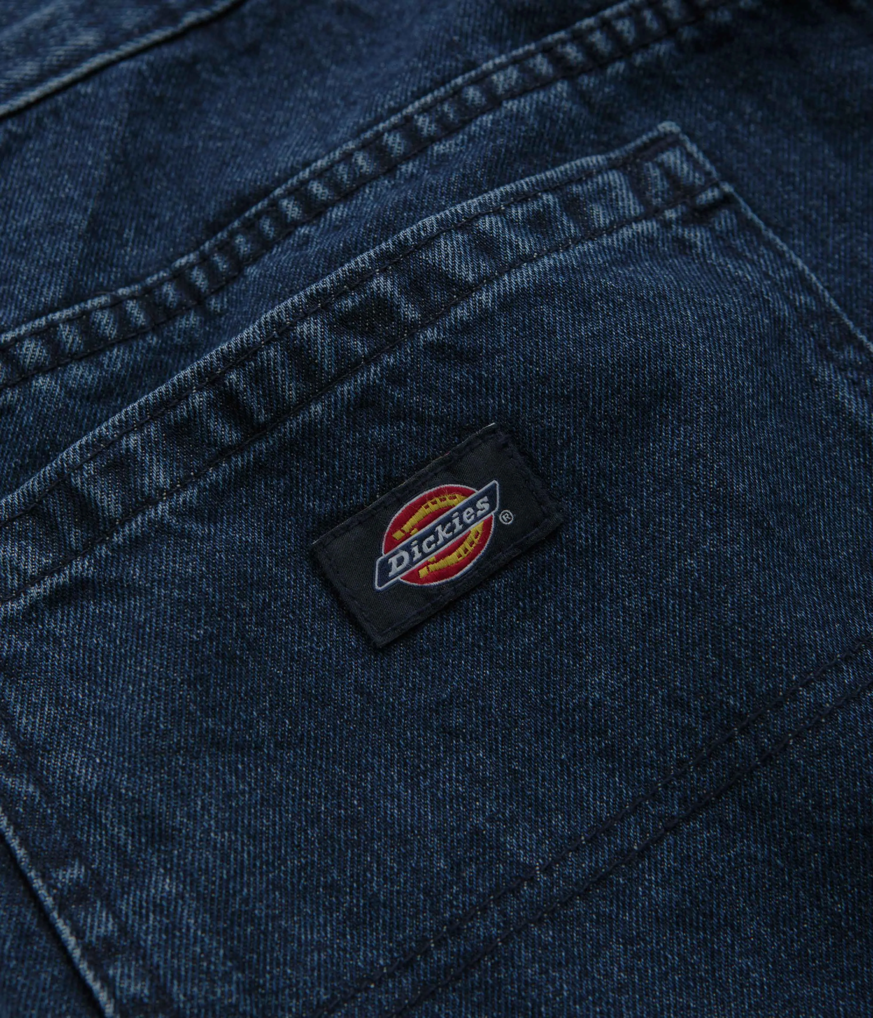 Dickies Double Knee Jeans - Stonewashed Indigo Blue