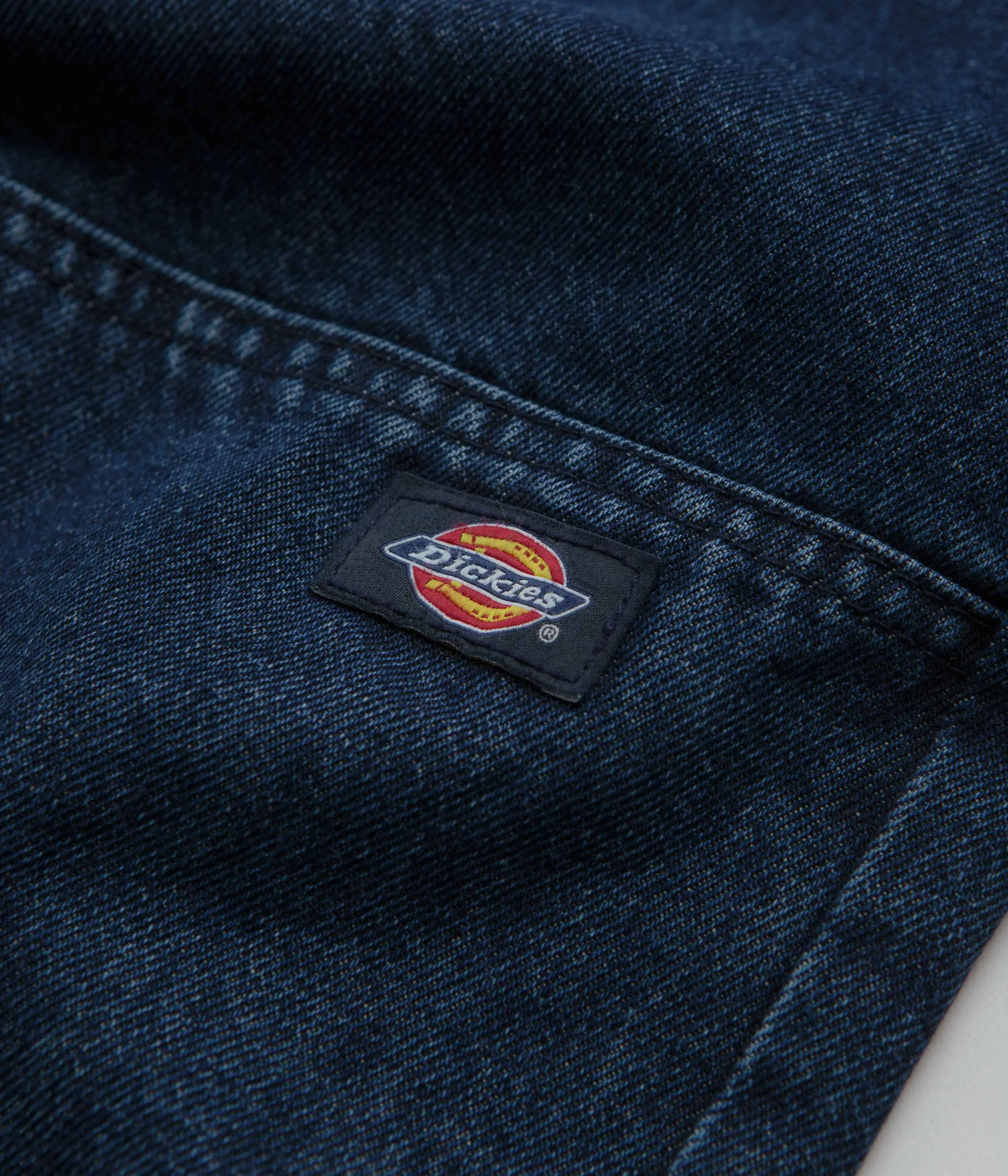 Dickies Double Knee Jeans - Stonewashed Indigo Blue