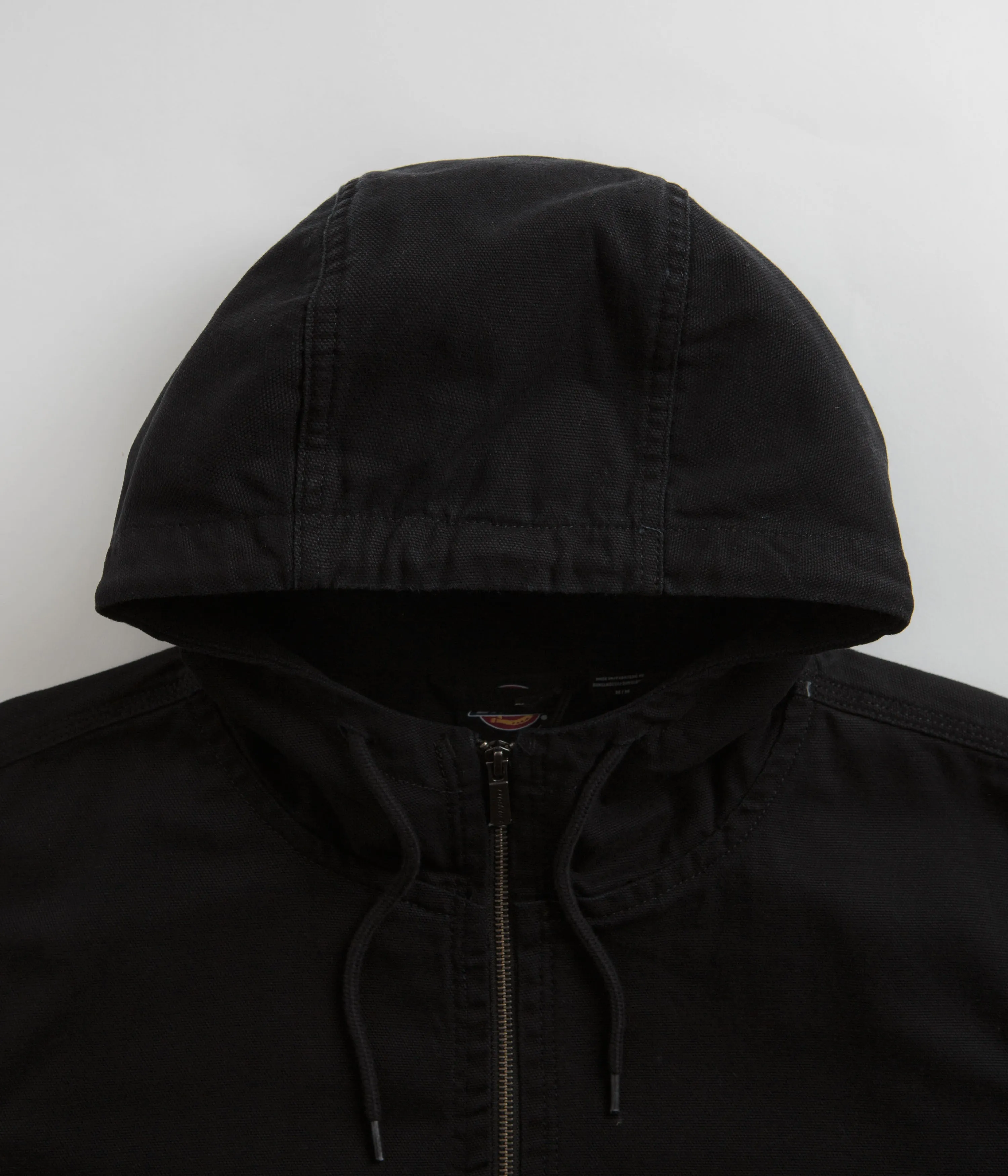 Dickies Duck Canvas Hooded Unlined Jacket - Black