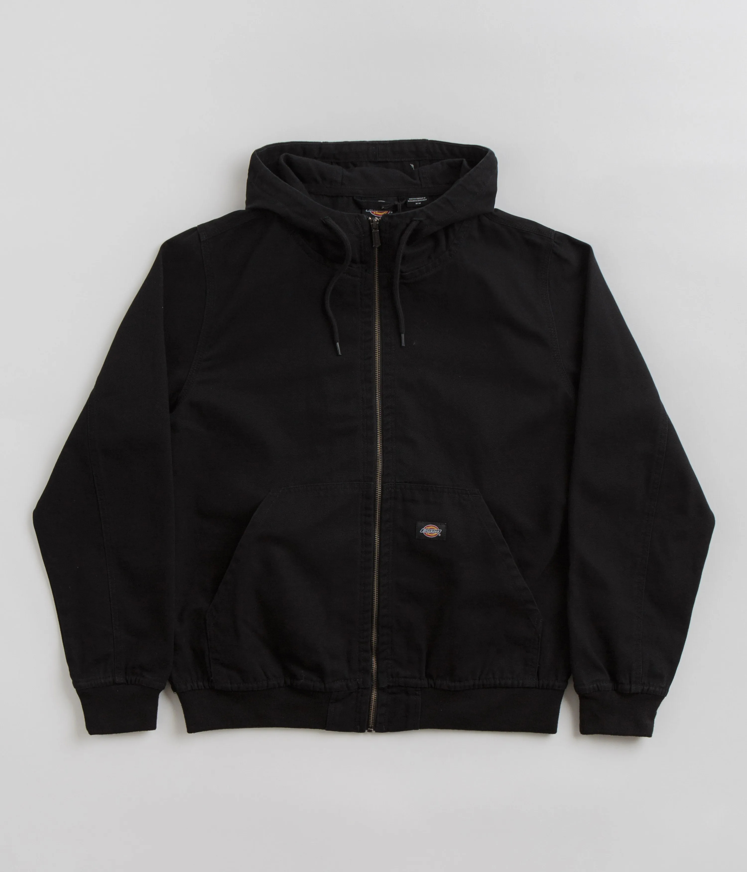 Dickies Duck Canvas Hooded Unlined Jacket - Black