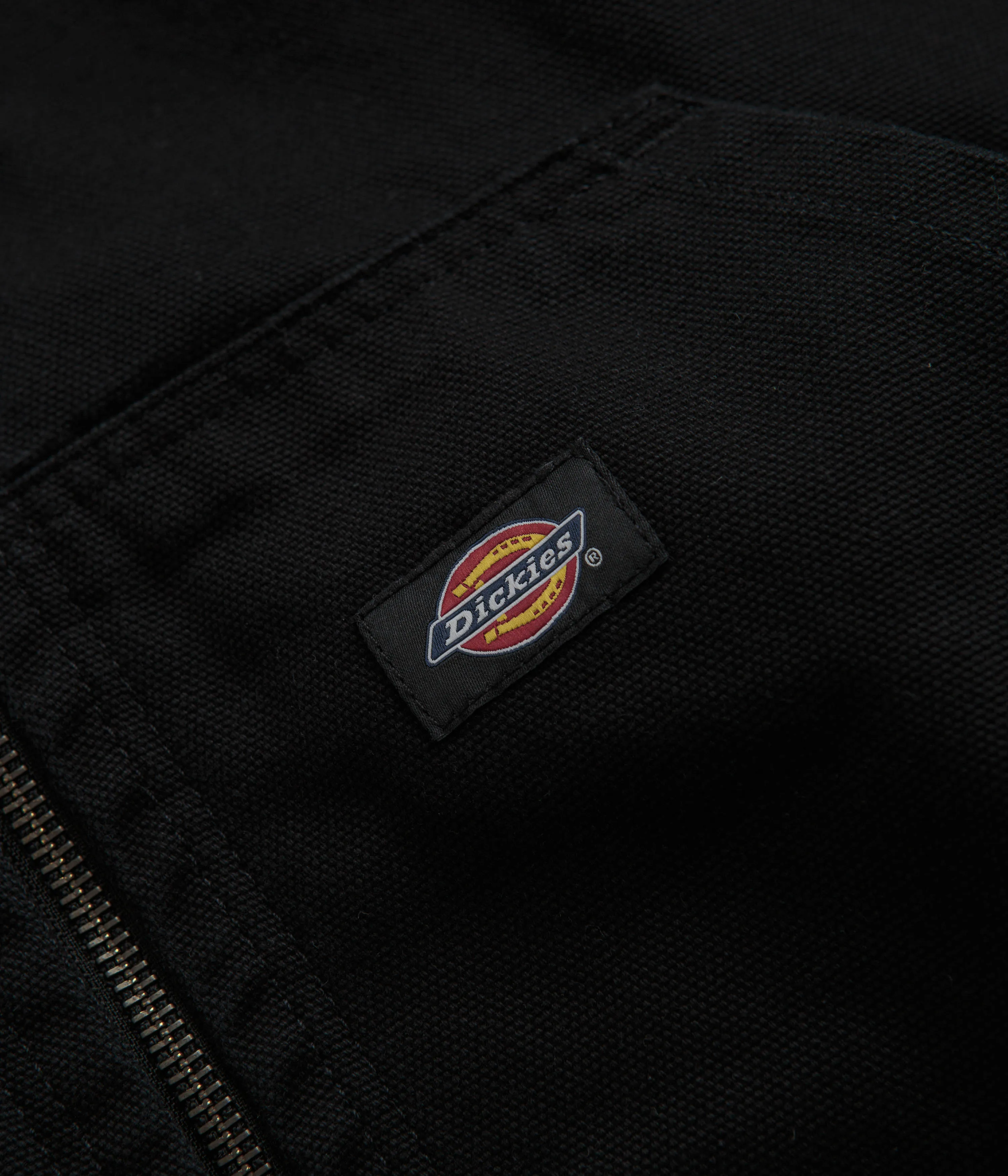 Dickies Duck Canvas Hooded Unlined Jacket - Black