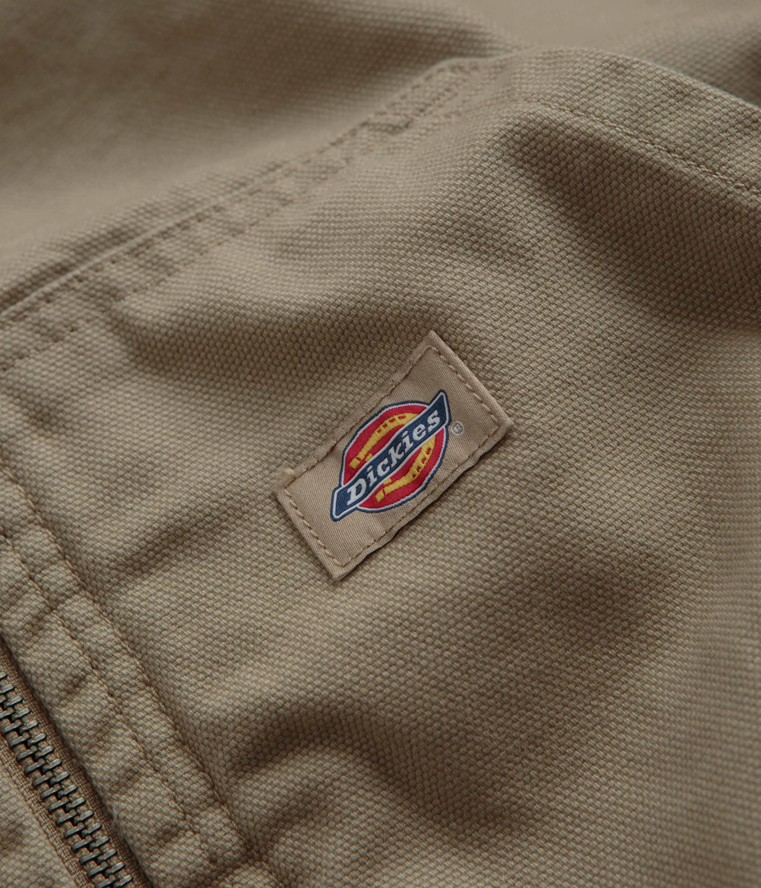 Dickies Duck Canvas Hooded Unlined Jacket - Desert Sand