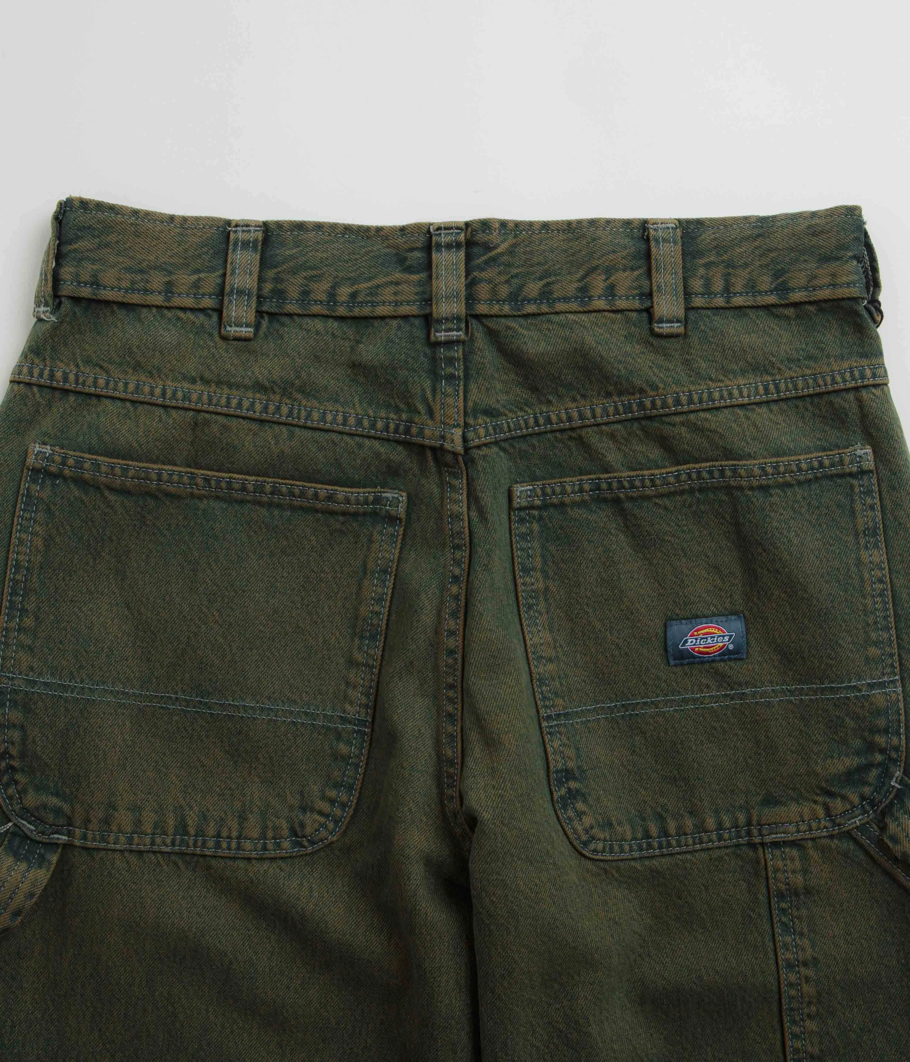 Dickies Loose Painter Jeans - Green Tone Fade