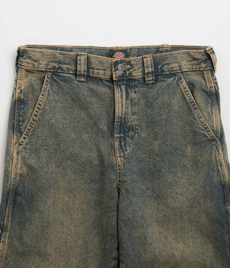 Dickies Stevensville Carpenter Jeans - Yellow Fade Indigo