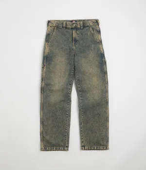 Dickies Stevensville Carpenter Jeans - Yellow Fade Indigo