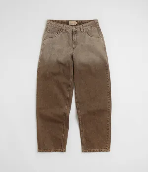 Dime Classic Baggy Jeans - Dipped Sandblasted Brown