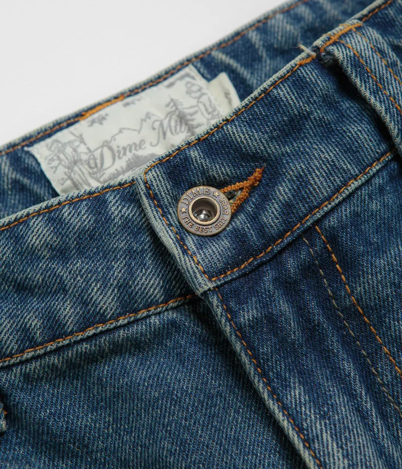Dime Classic Baggy Jeans - Dipped Sandblasted Indigo