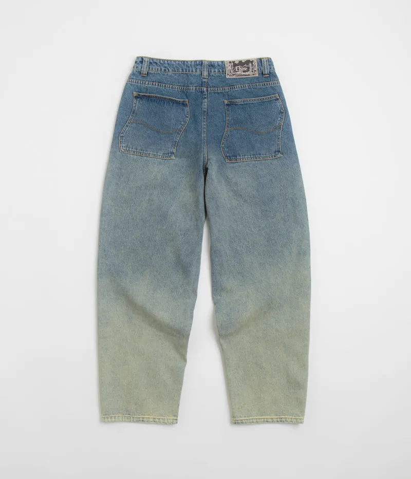 Dime Classic Baggy Jeans - Dipped Sandblasted Indigo