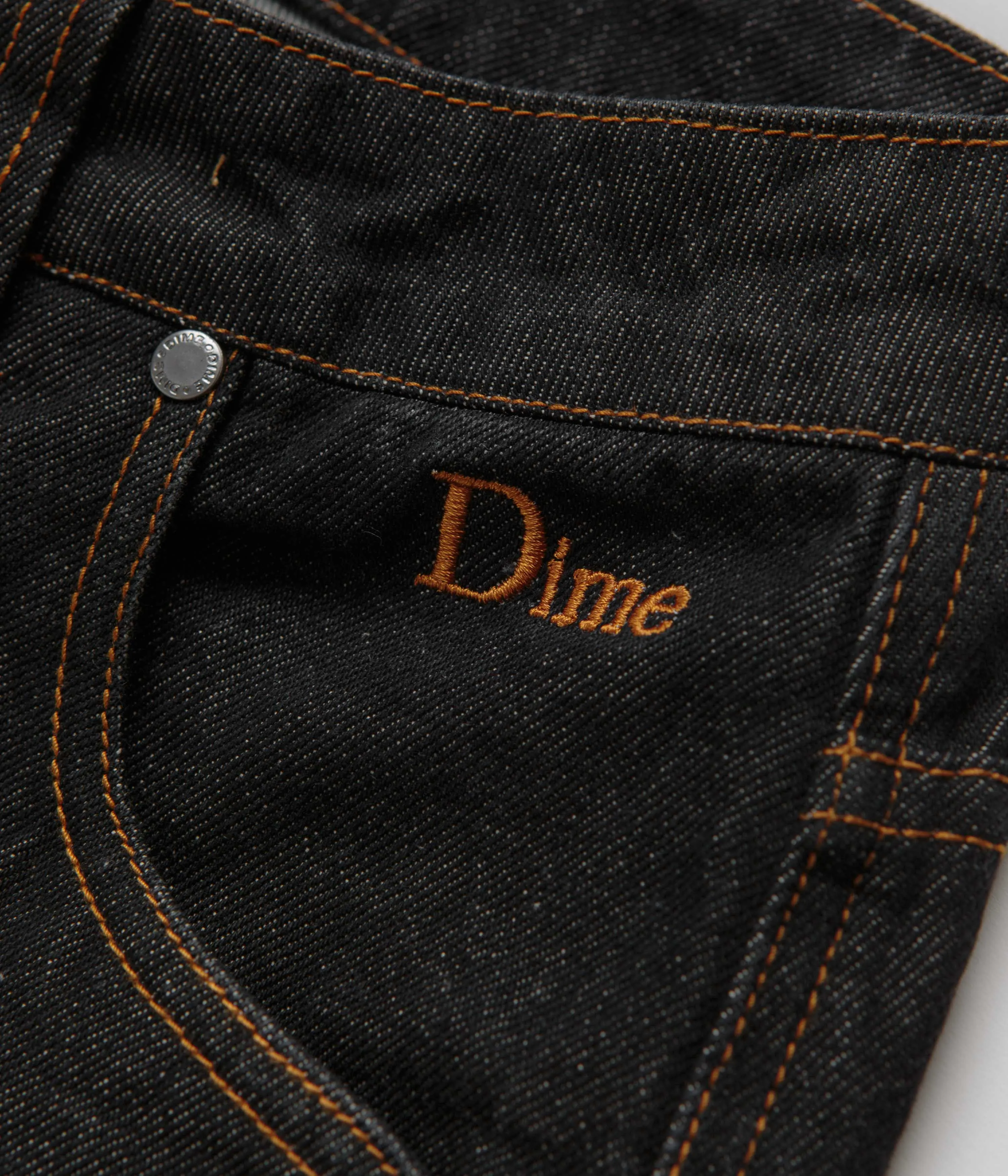 Dime Classic Relaxed Jeans - Black Washed
