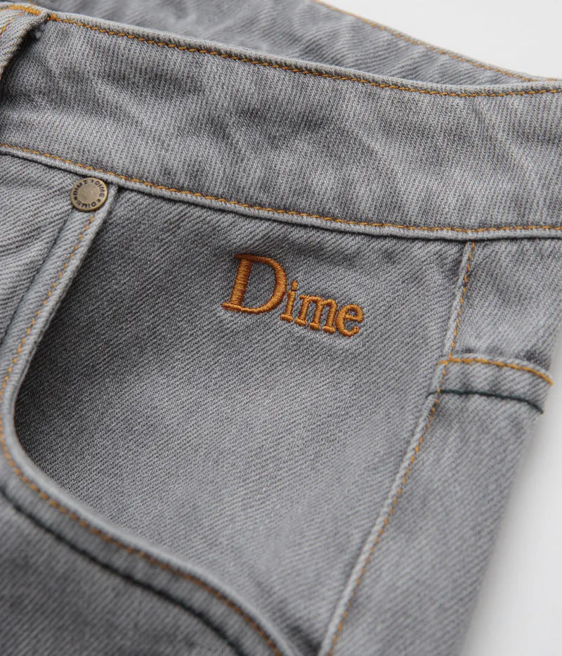 Dime Classic Relaxed Jeans - Dipped Sandblasted Grey