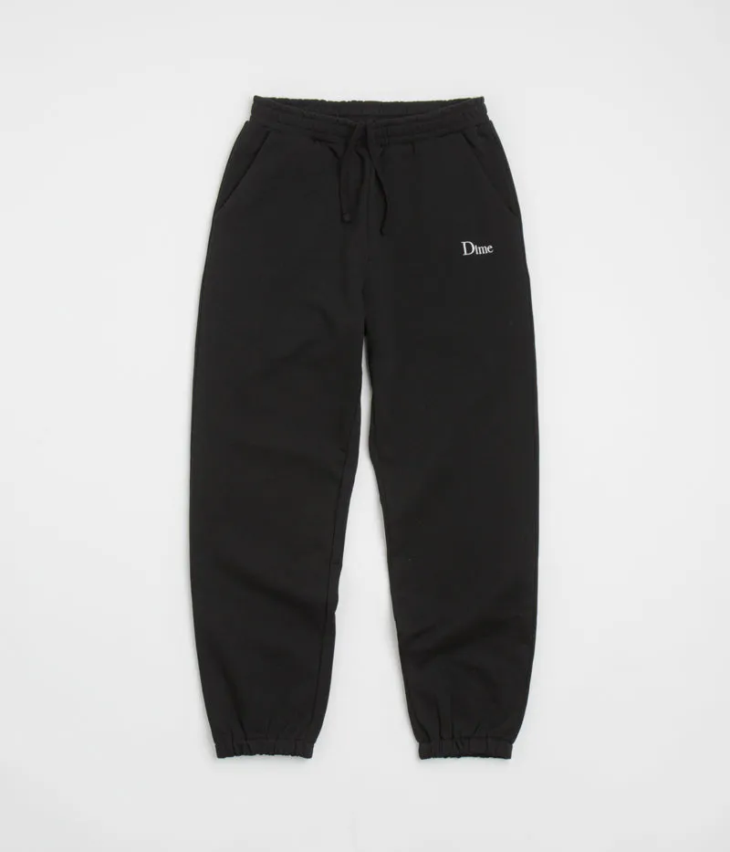 Dime Classic Small Logo Sweatpants - Black