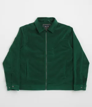 Dime Cord Zip Jacket - Emerald