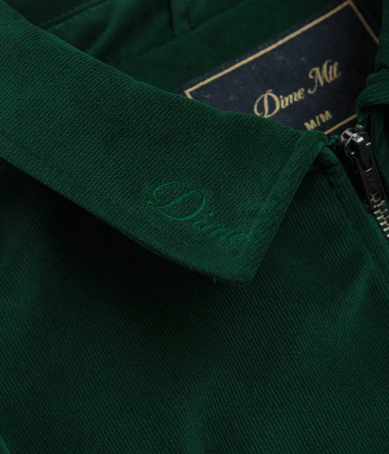 Dime Cord Zip Jacket - Emerald