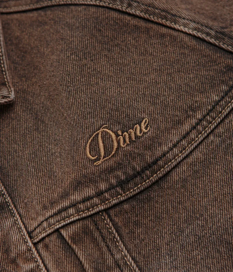Dime Denim Jacket - Dipped Sandblasted Brown