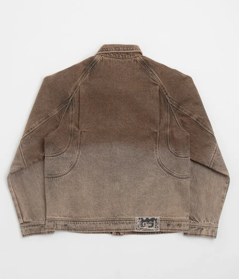 Dime Denim Jacket - Dipped Sandblasted Brown