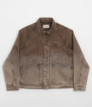 Dime Denim Jacket - Dipped Sandblasted Brown