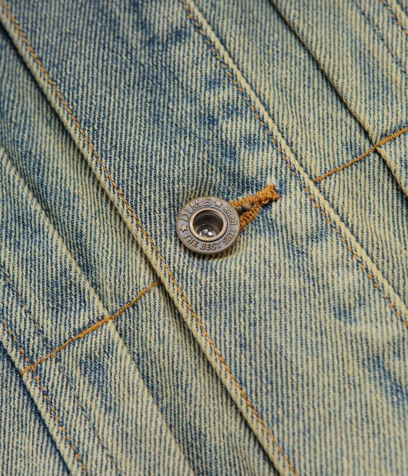 Dime Denim Jacket - Dipped Sandblasted Indigo