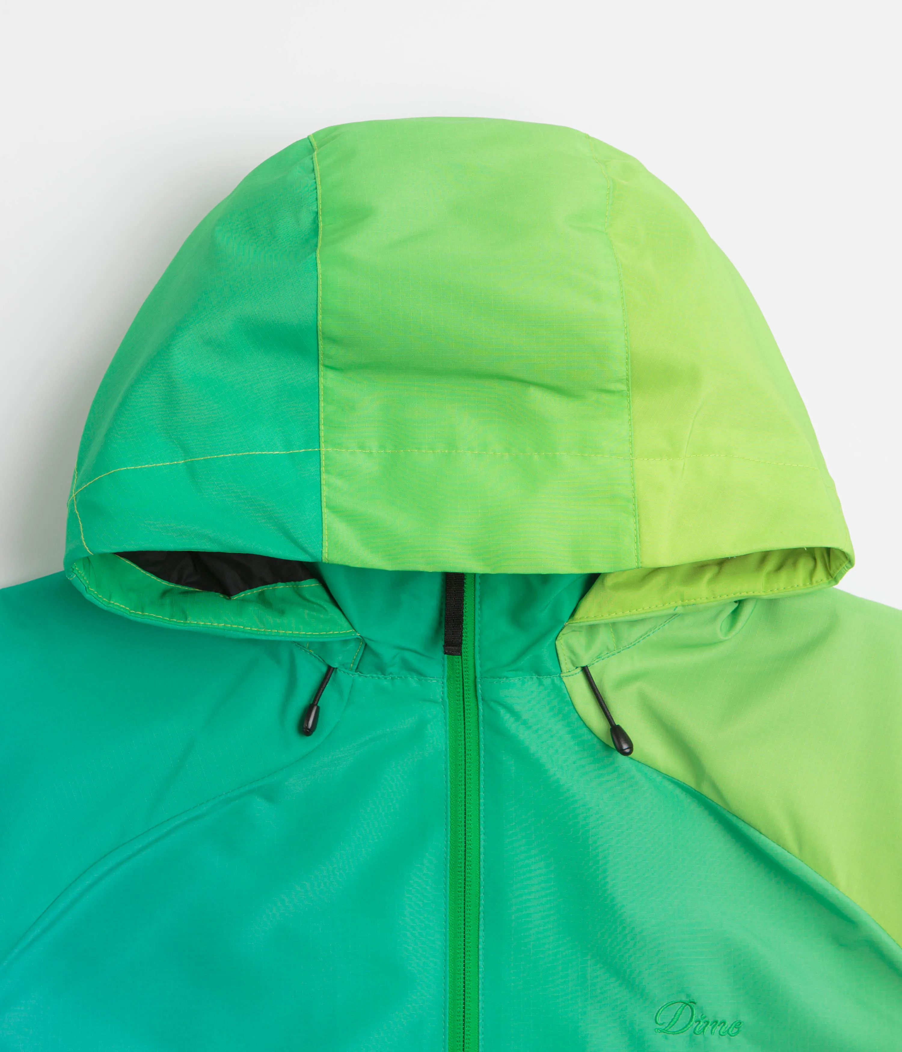 Dime Gradient Windbreaker Jacket - Green