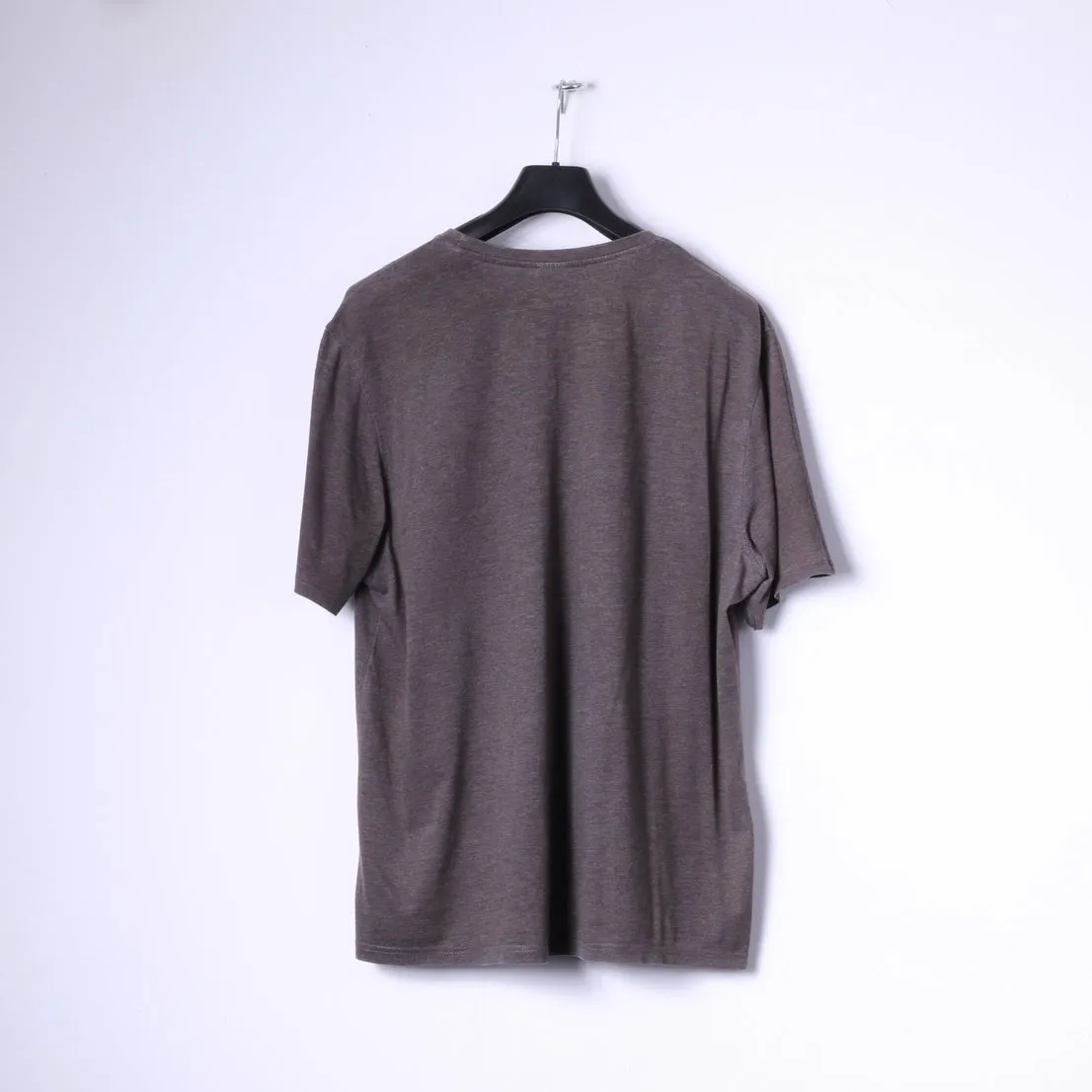 Disney At George Mens XL T-Shirt Brown Cotton Graphic Animal Style Top