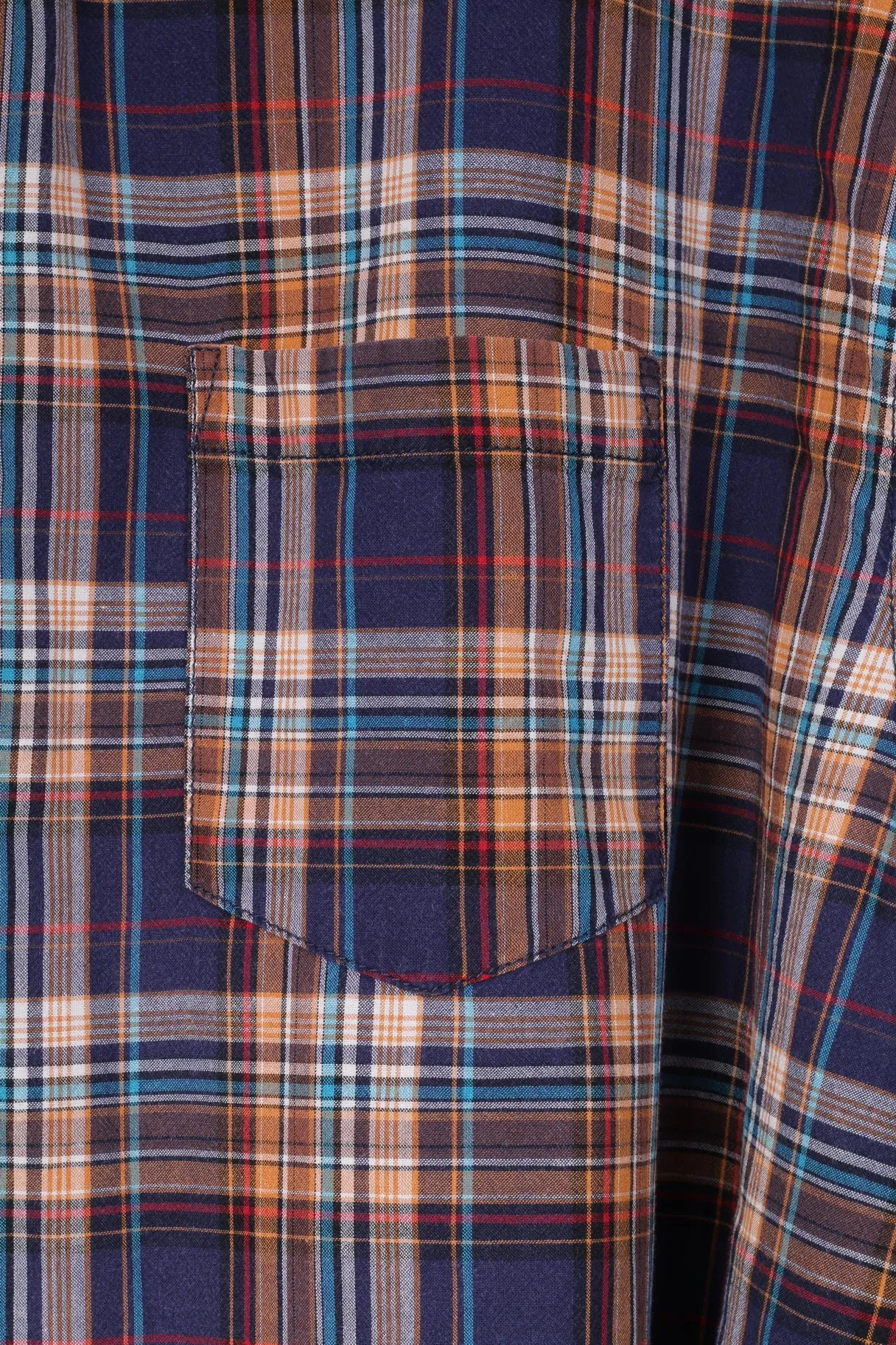 Dressmann Mens 3XL Casual Shirt Navy Cotton Checkered Long Sleeve XXXL Top