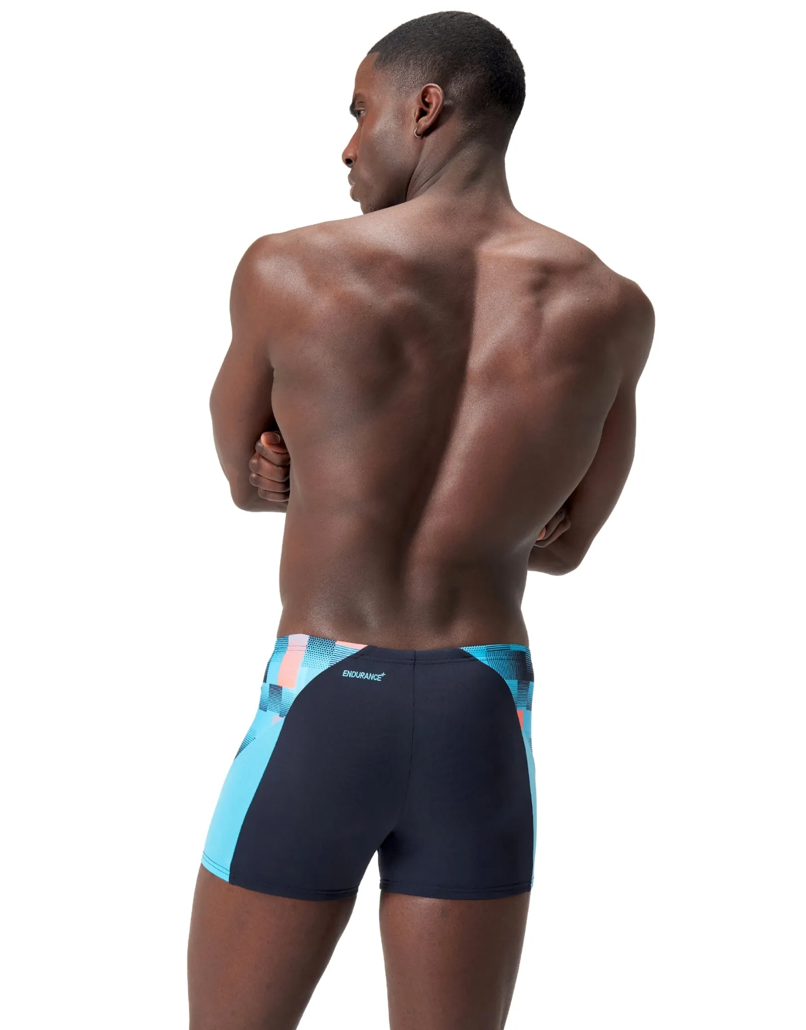 Endurance  Max Splice Swim Aquashort - Navy/Blue