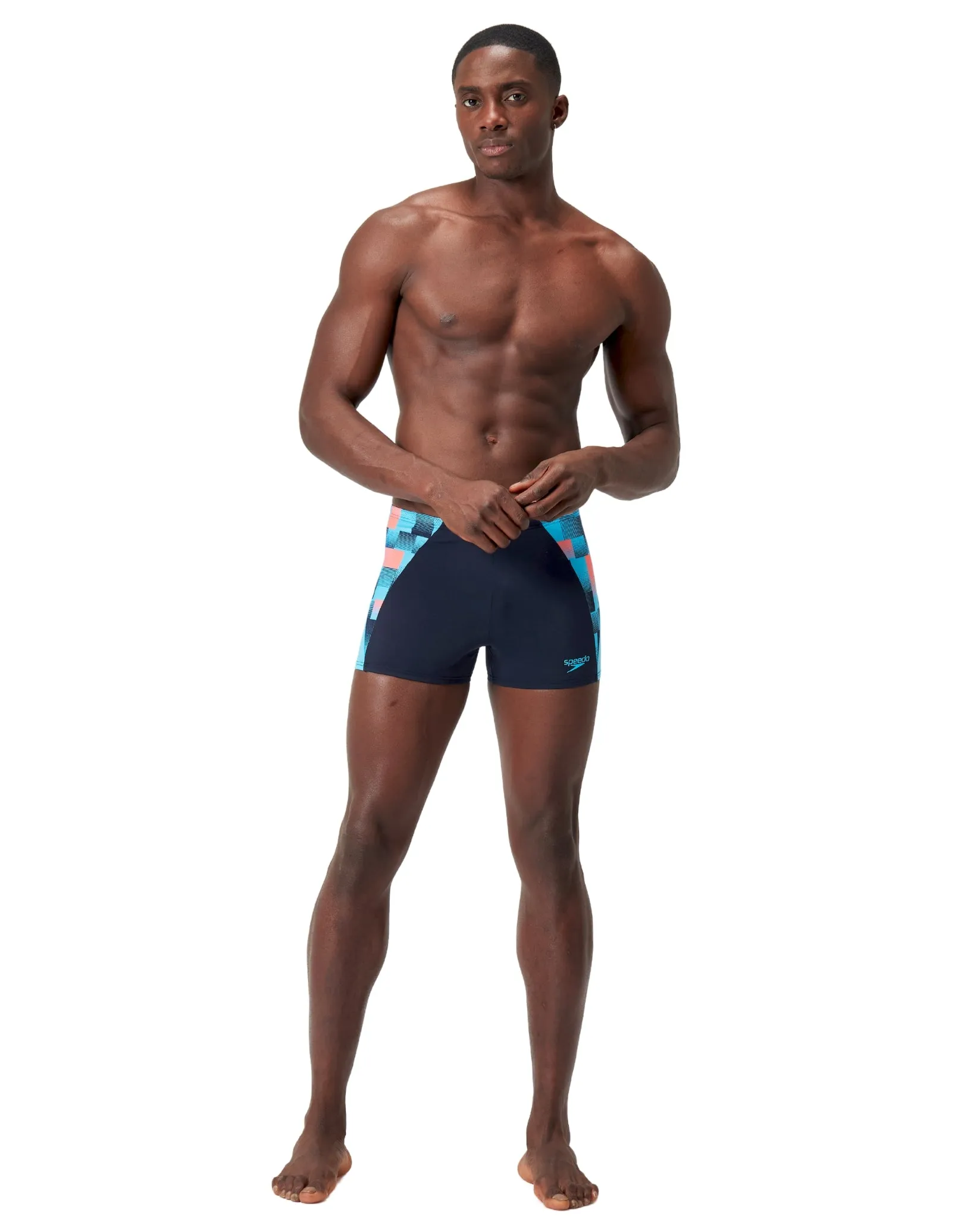 Endurance  Max Splice Swim Aquashort - Navy/Blue