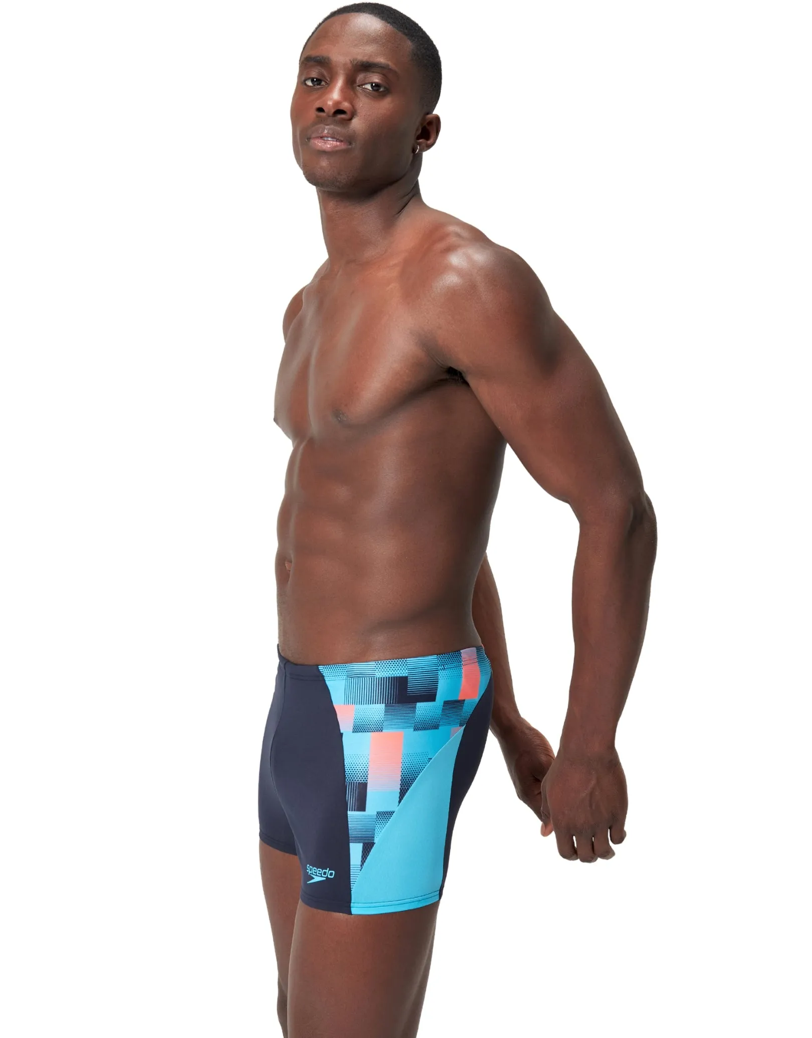 Endurance  Max Splice Swim Aquashort - Navy/Blue
