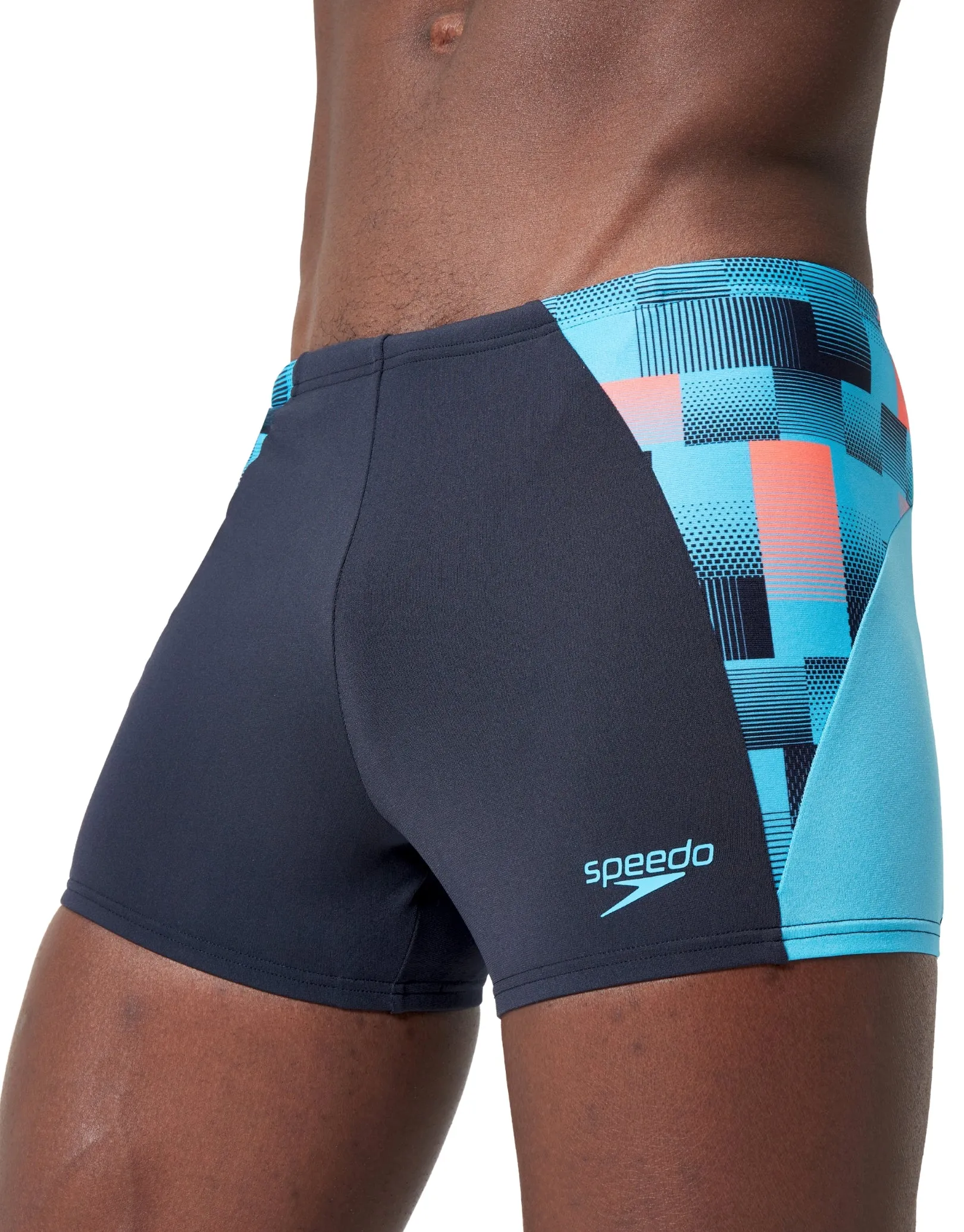 Endurance  Max Splice Swim Aquashort - Navy/Blue