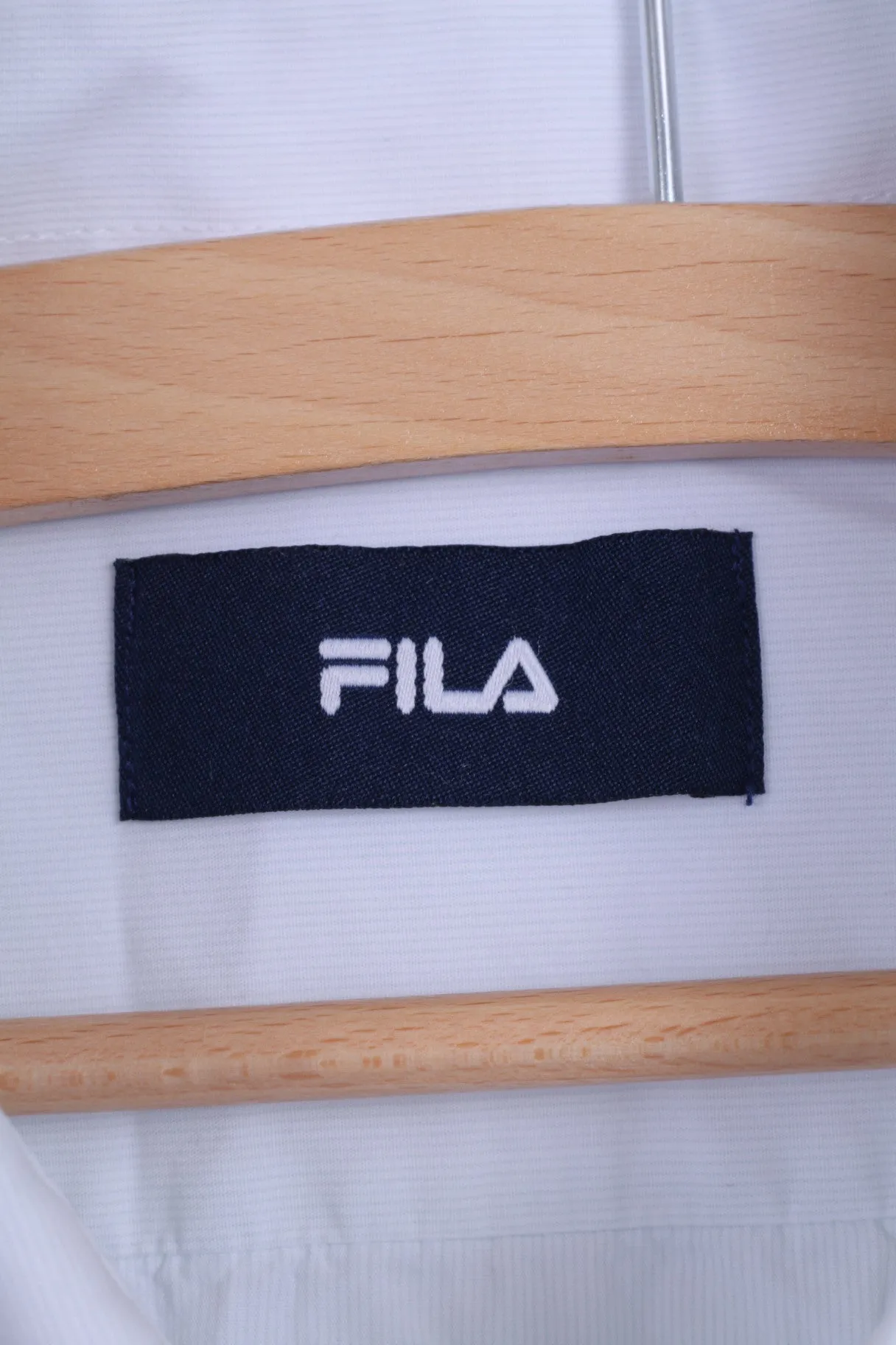 FILA Mens M Casual Shirt Long Sleeve Button Down Collar