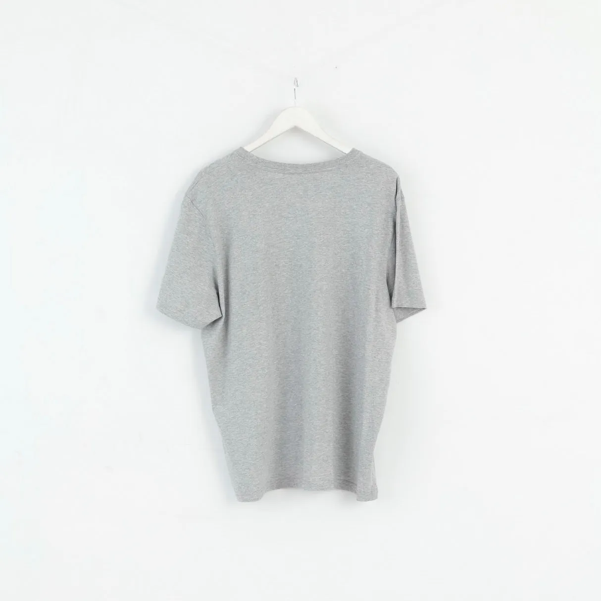 FILA Mens XXL T- Shirt Grey Cotton Classic Big Logo Top