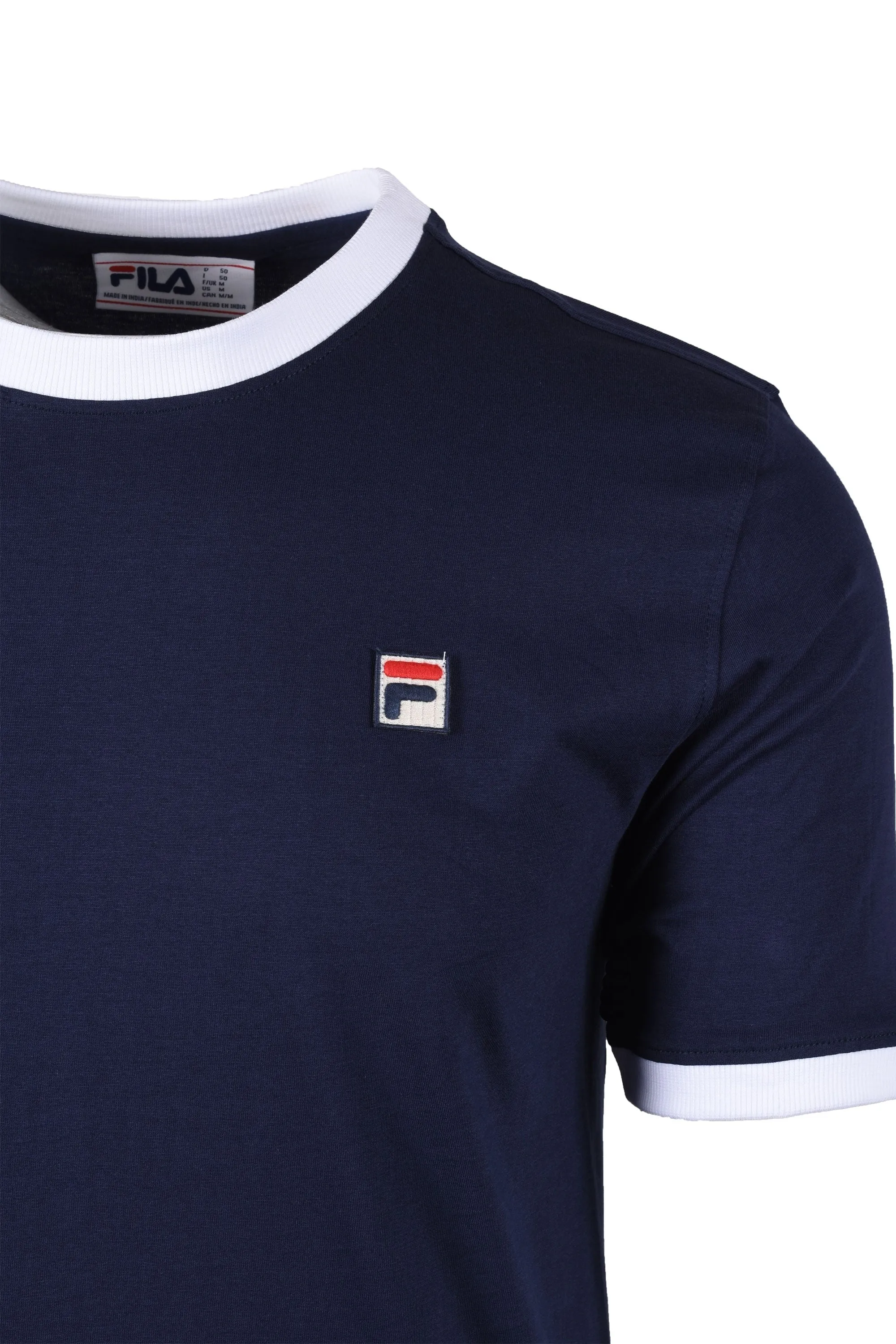 Fila Vintage Marconi Essential Ringer Tee Navy/White