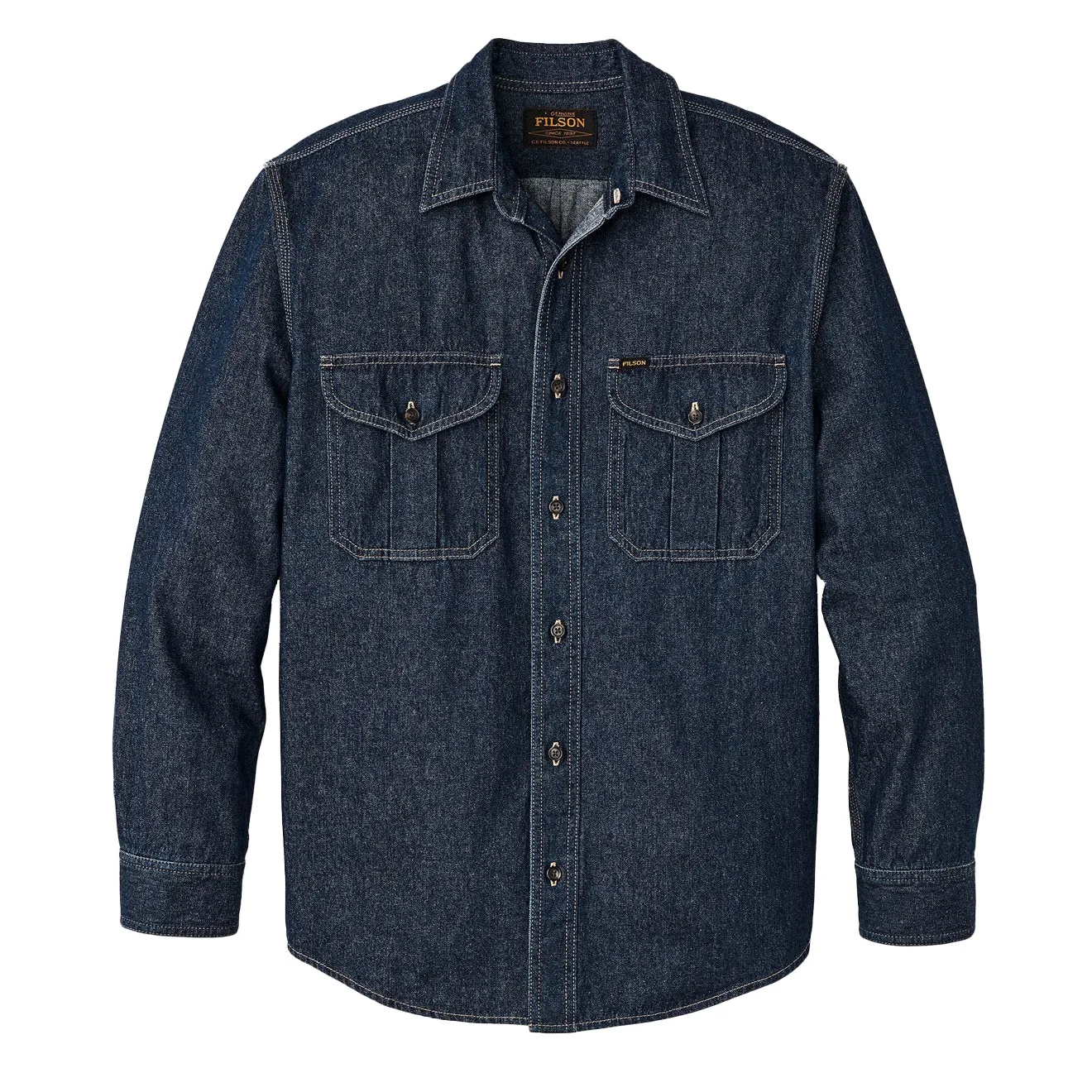Filson Denim Guide Shirt Rinse Indigo