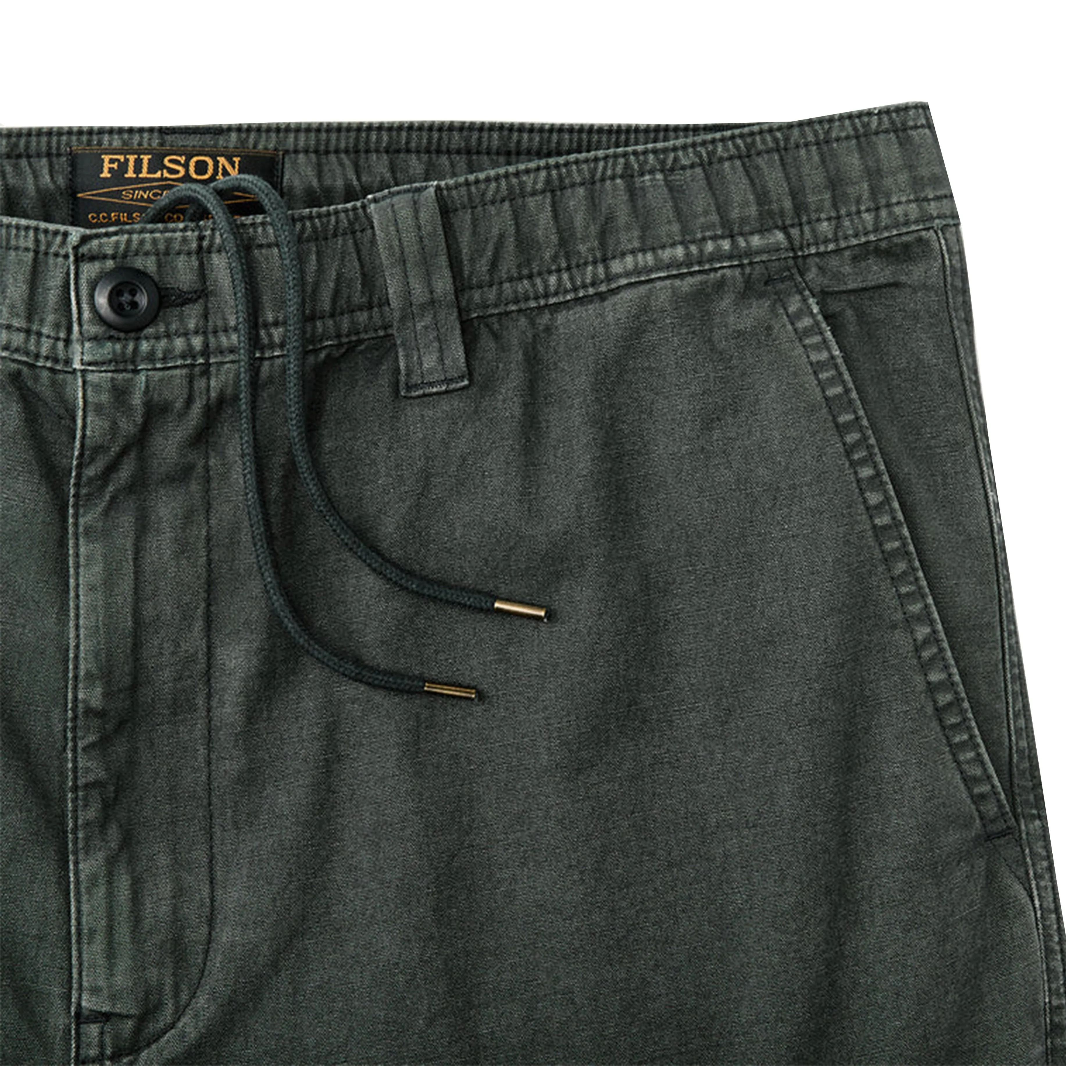 Filson Oakville Canvas Shorts Gravel