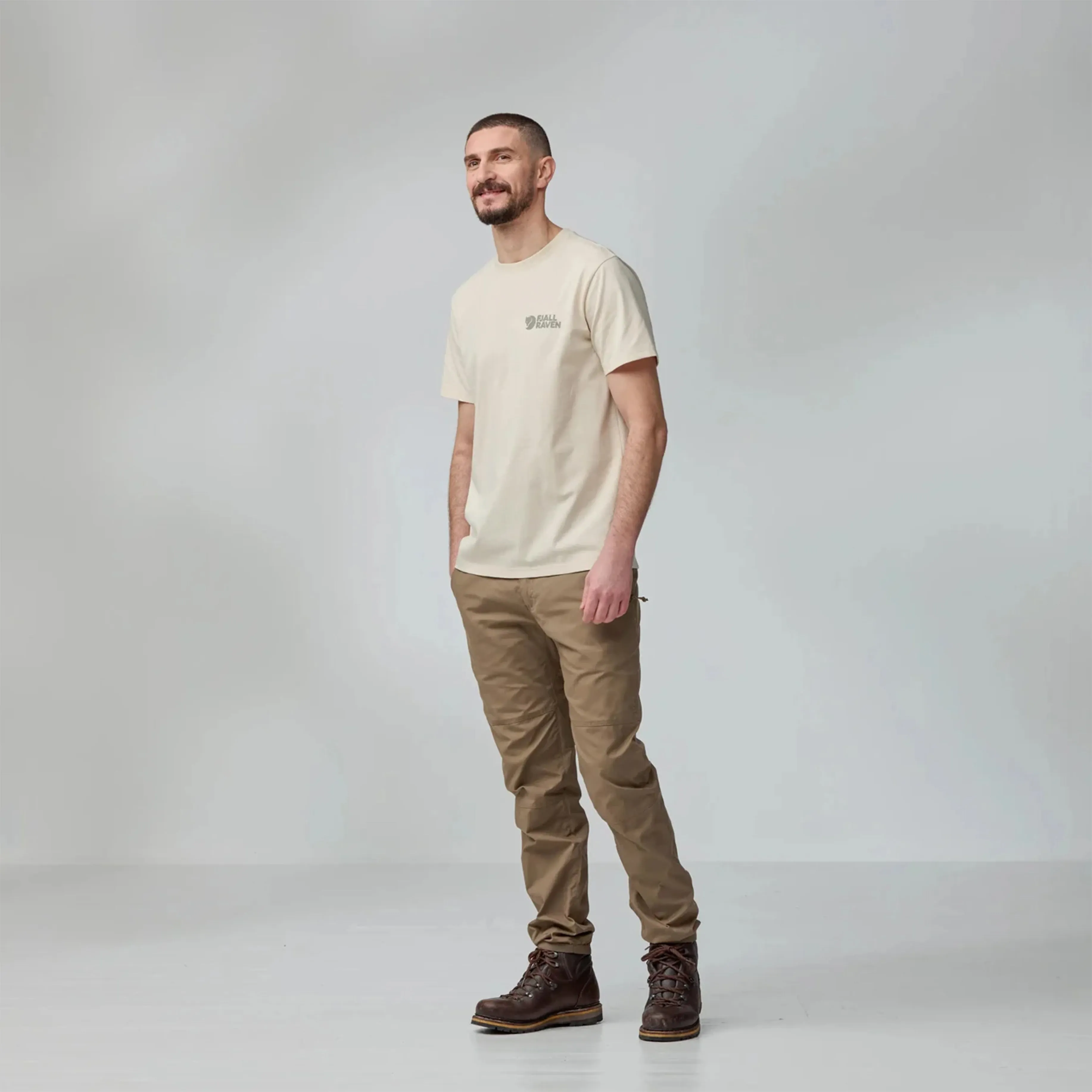 Fjallraven Heavy Classic T-shirt Chalk White