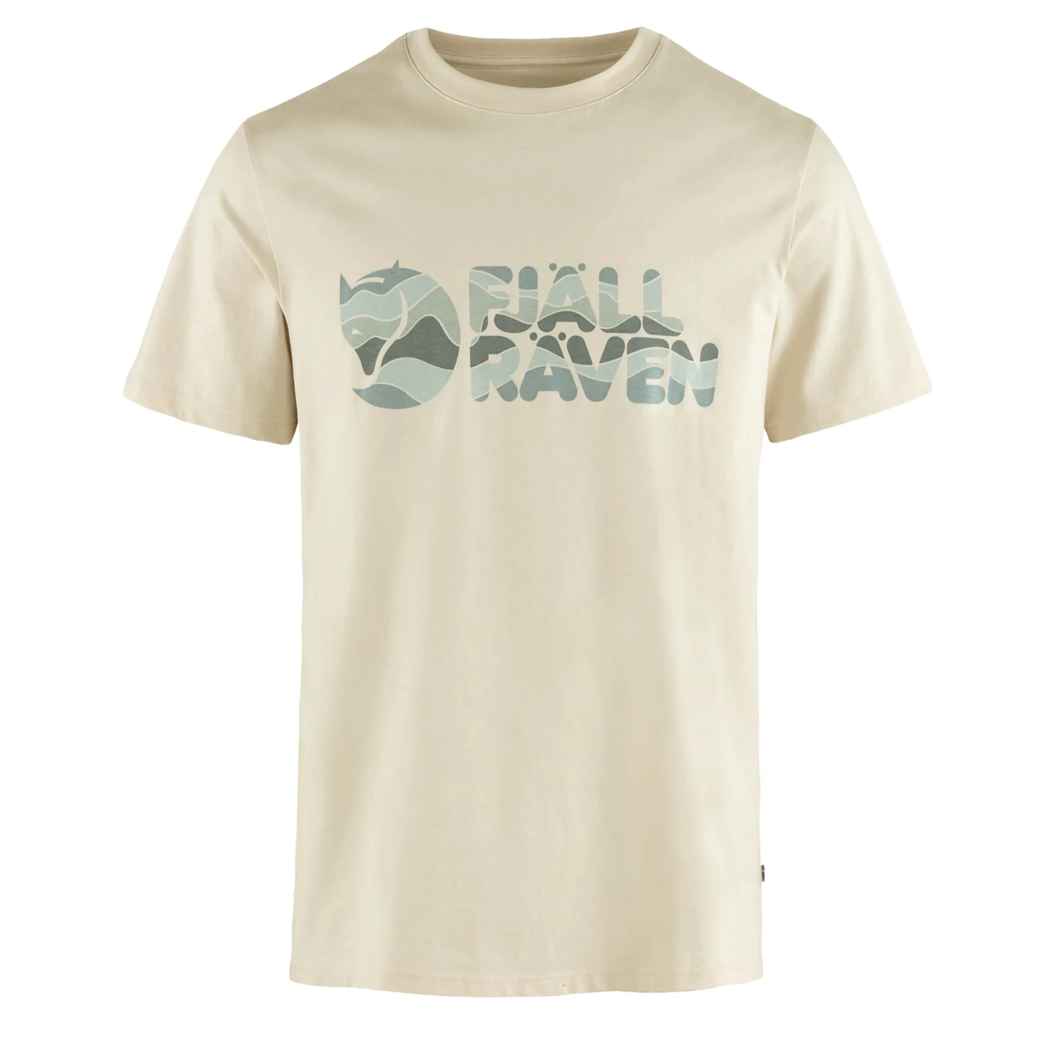 Fjallraven Multicolor Logo T-shirt Chalk White