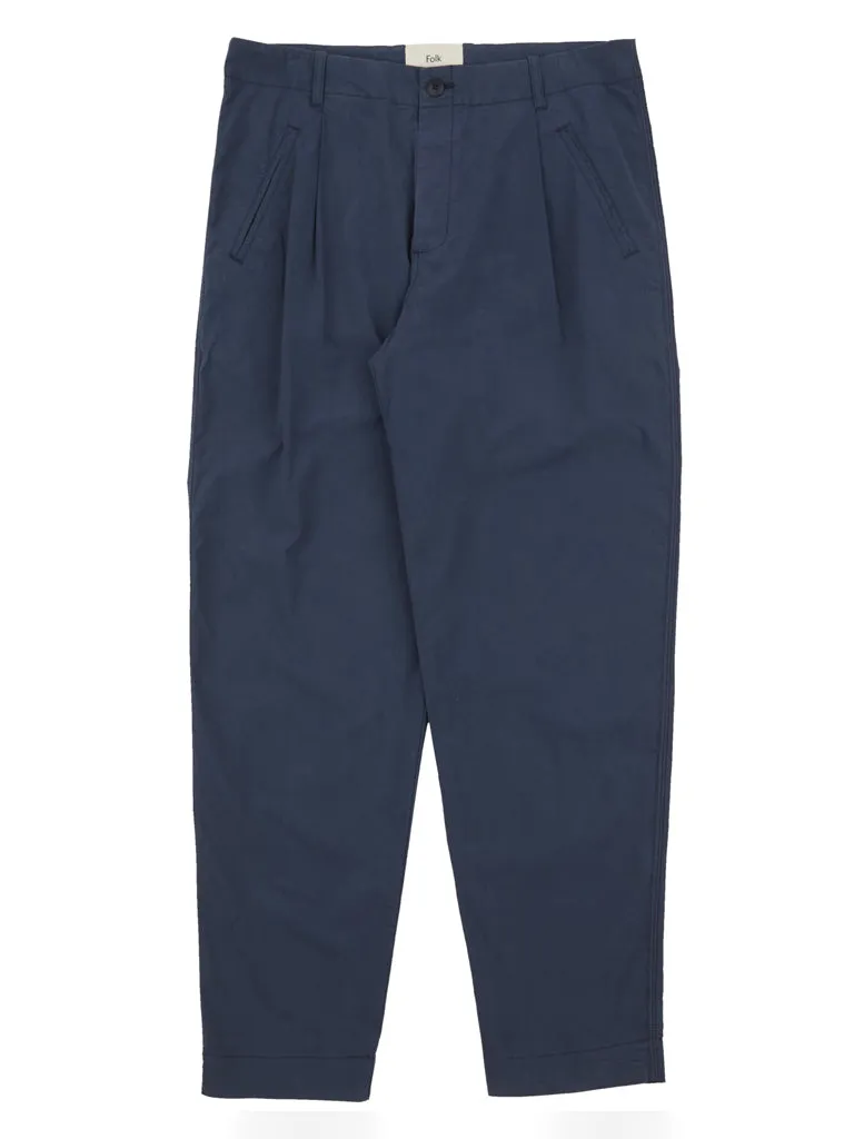 Folk Lean Assembly Pant in Ash Navy