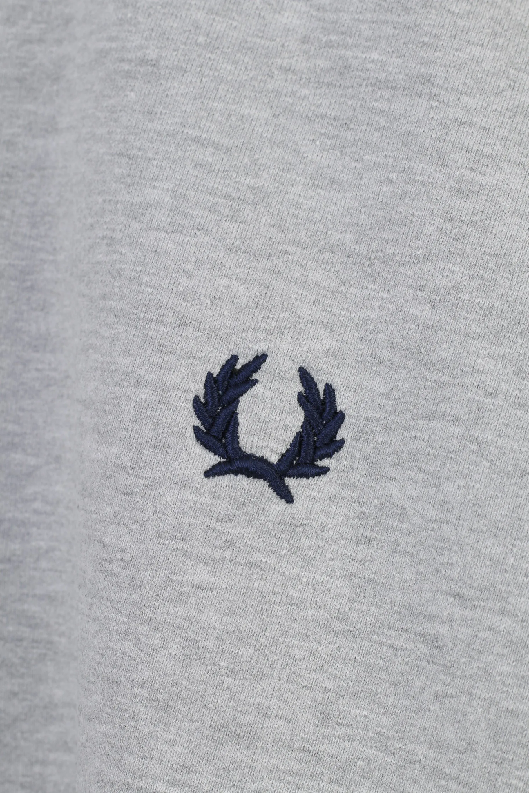 Fred Perry Men XXL Sweatshirt England Grey Cotton Full Zippper Collar Long Sleeve Sport Top