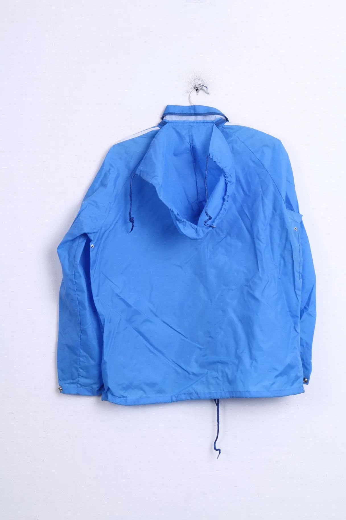 Freetime Mens 48 M Jacket Blue Nylon Waterproof Hood