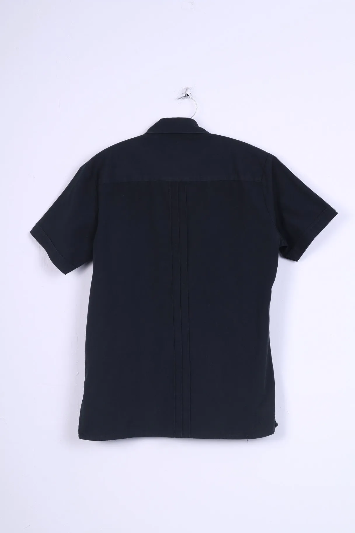 G-Star Mens L Casual Shirt Short Sleeve Black Cotton