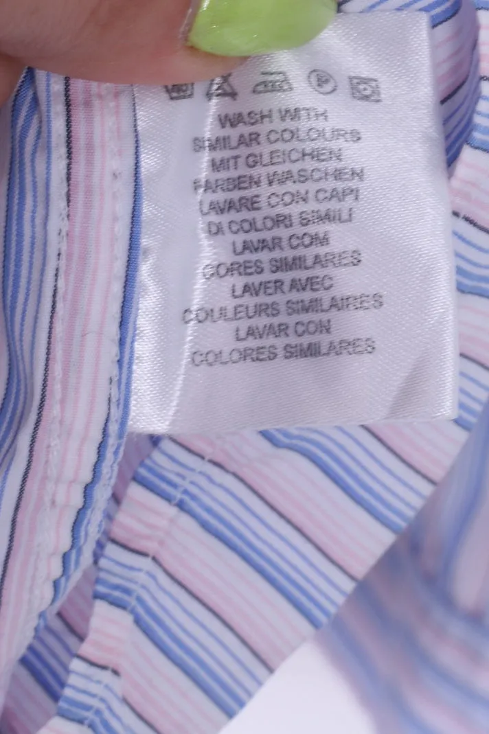 Gant Mens L Causal Shirt Regular Fit Striped Regular Fit Cotton