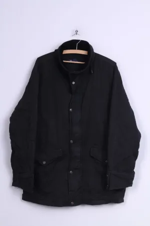 Gant Mens M Jacket Harrington Cotton Black Full Zipper