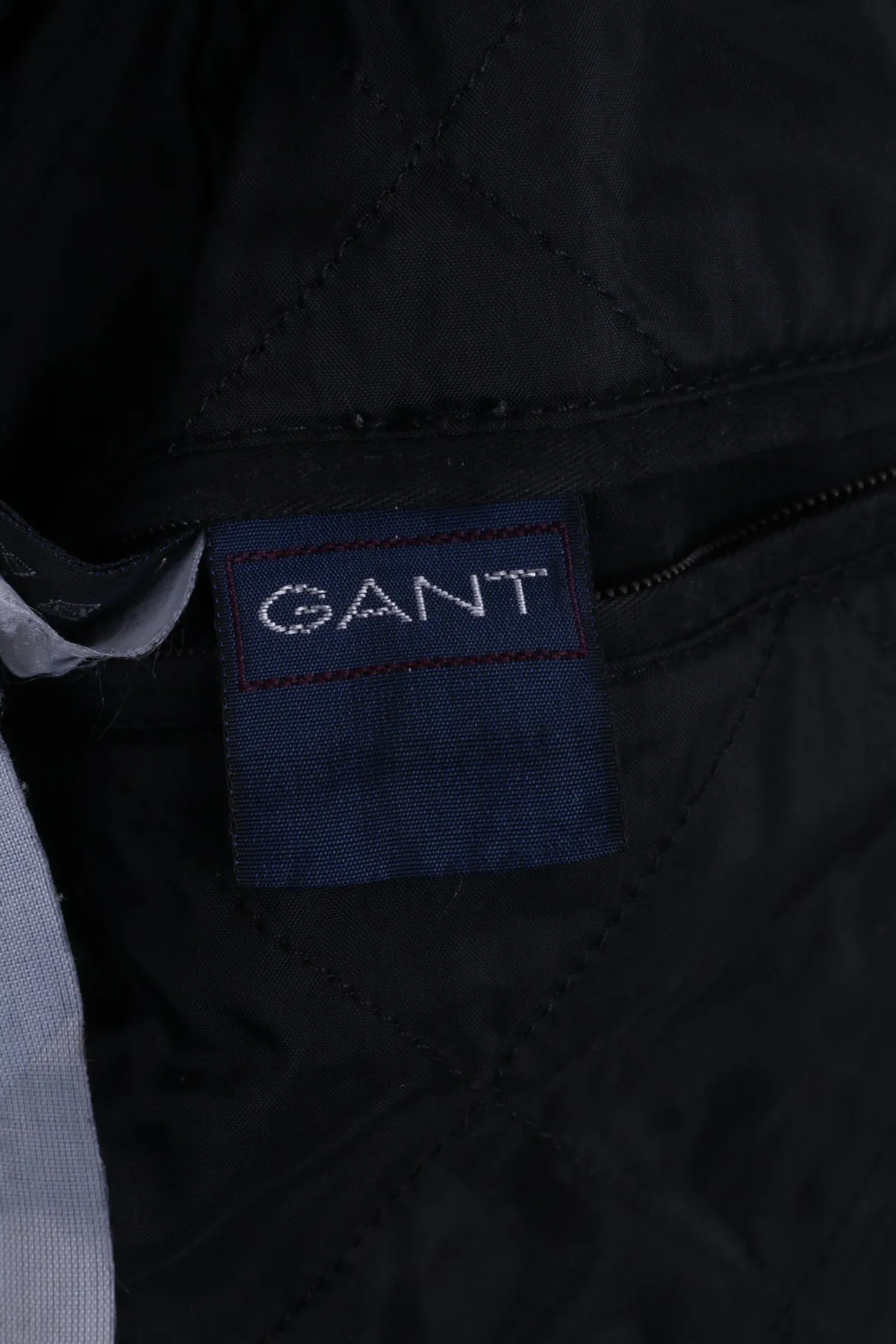 Gant Mens M Jacket Harrington Cotton Black Full Zipper
