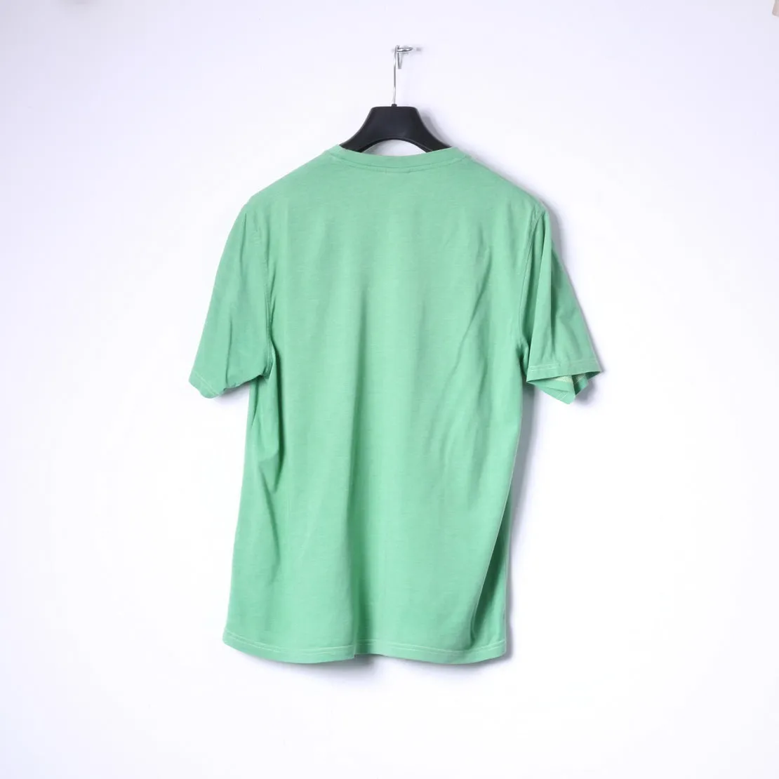 George Looney Tunes Mens L T-Shirt Green Cotton Graphic Mexico Top