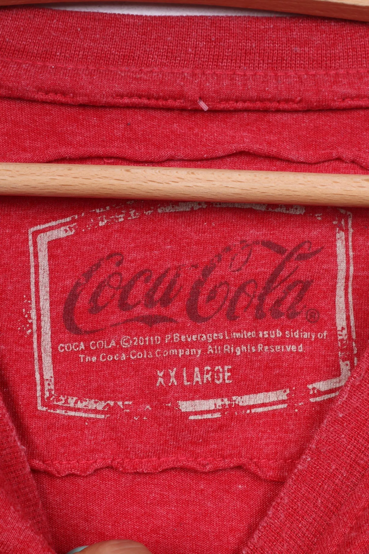George Mens 2XL T-Shirt Crew Neck Red What's The Worst That Could Happen ? dr Pepper