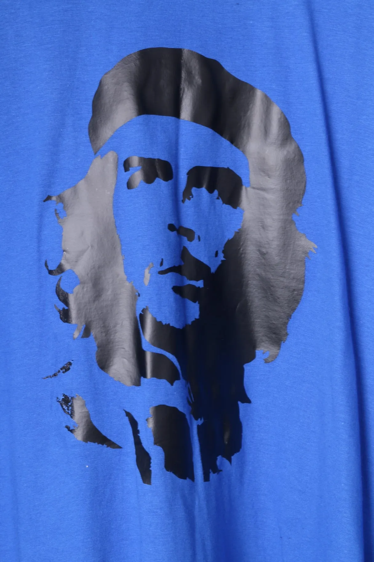 Gildan Mens XL T-Shirt Blue Cotton Classic Graphic Tee Crew Neck Top