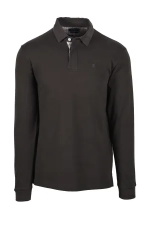 Hackett Woven Trim Rugby Deep Green