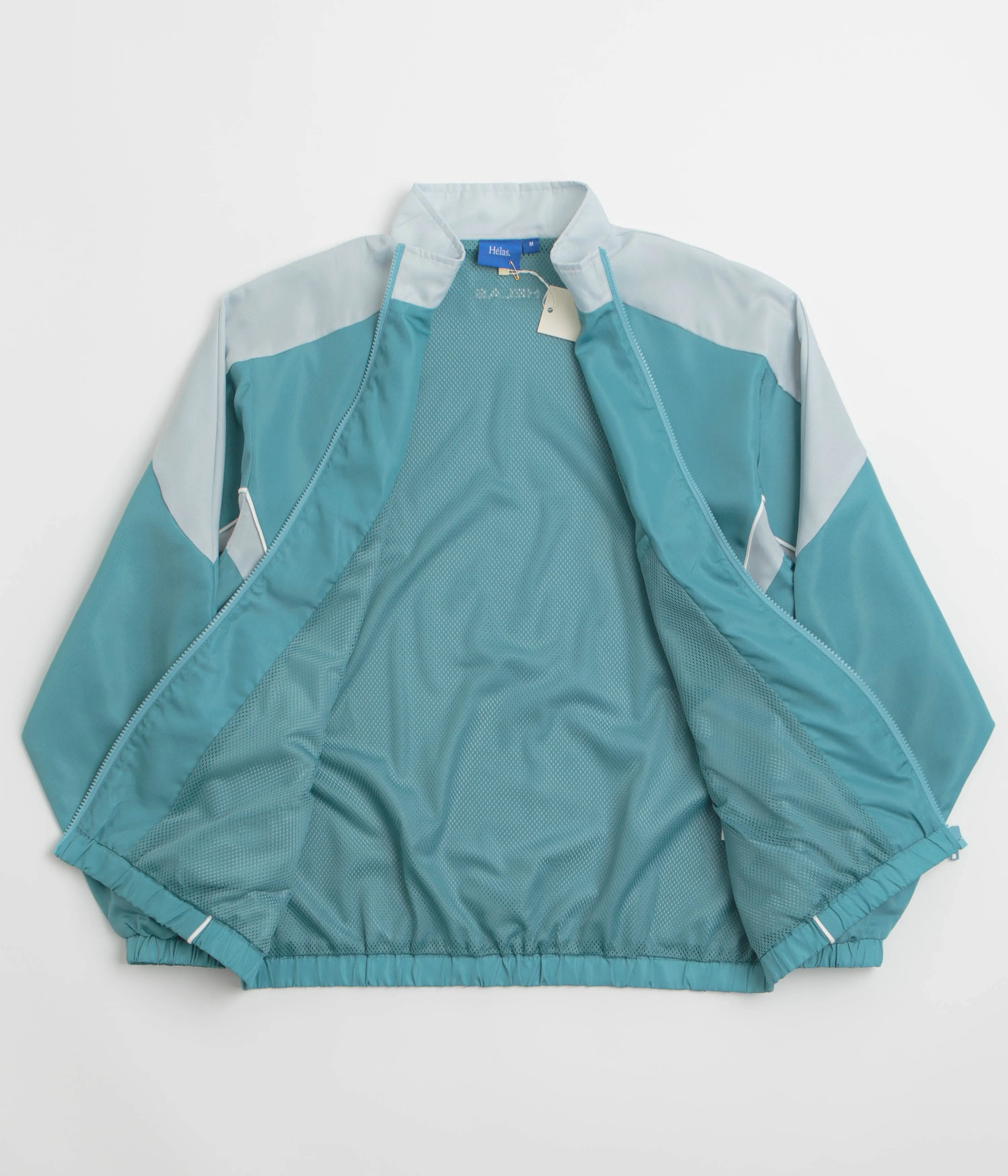 Helas Compete Tracksuit Jacket - Grey / Blue