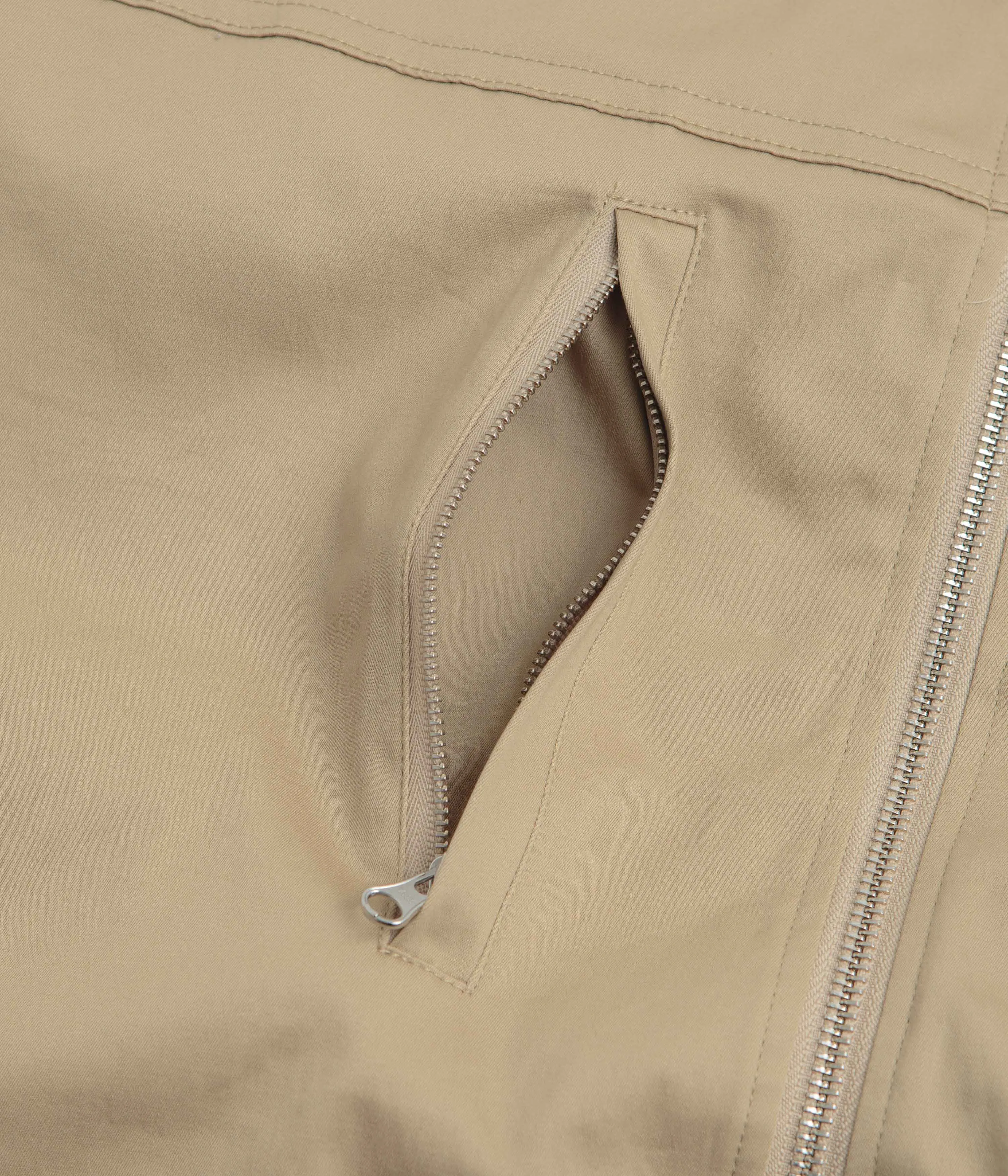 Helas Drapeau Utility Jacket - Beige