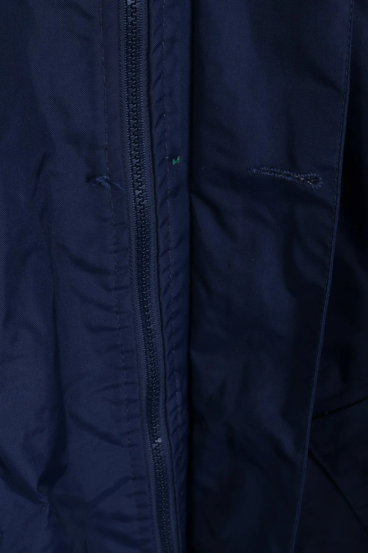 Helly Hansen Mens M Jacket Navy Green Sailing Hidden Hood Double Side